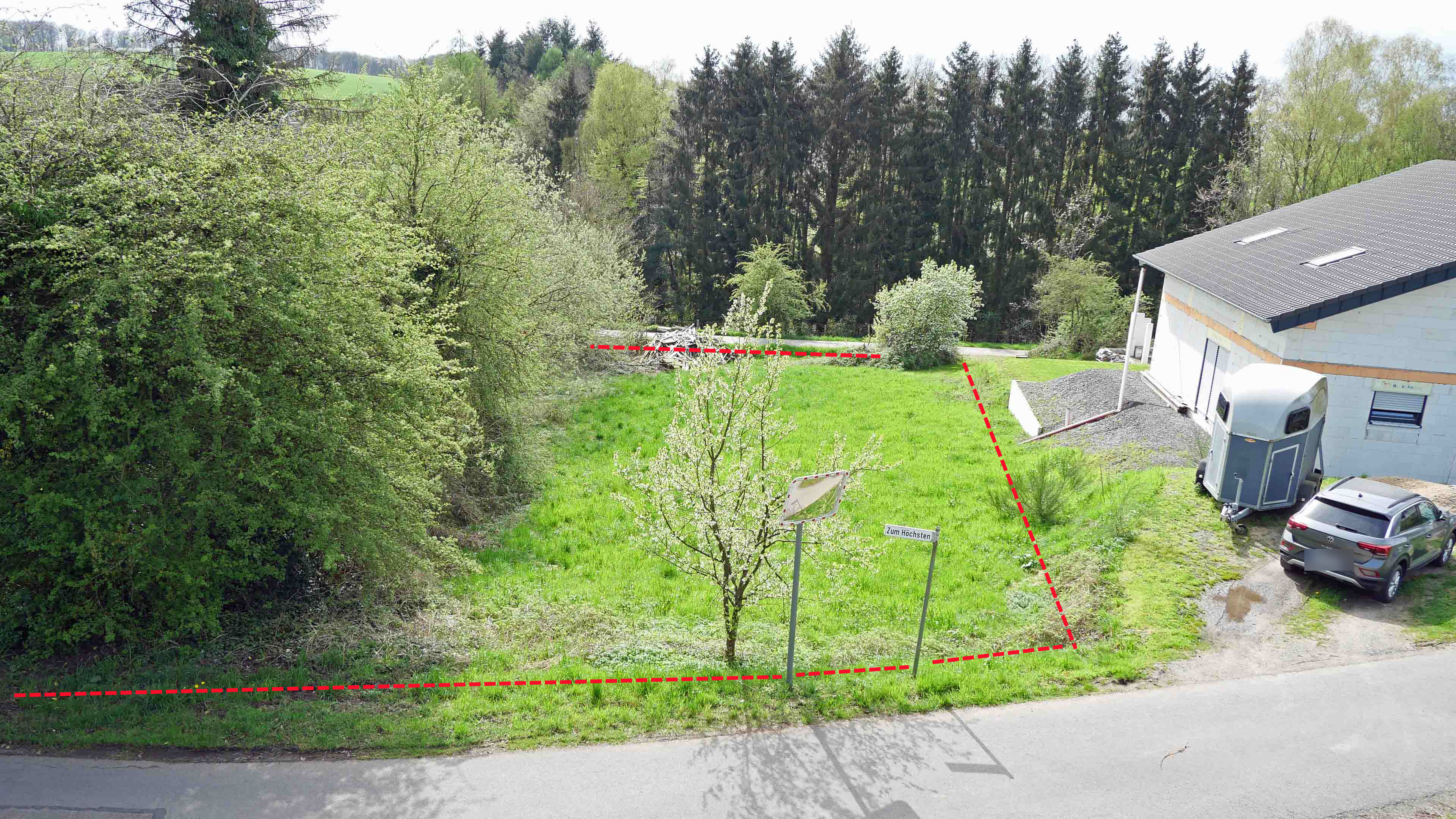 319 763 - VERKAUFT Windeck-Kohlberg: 936 m² Baugrundstück in ruhiger Ortsrandlage